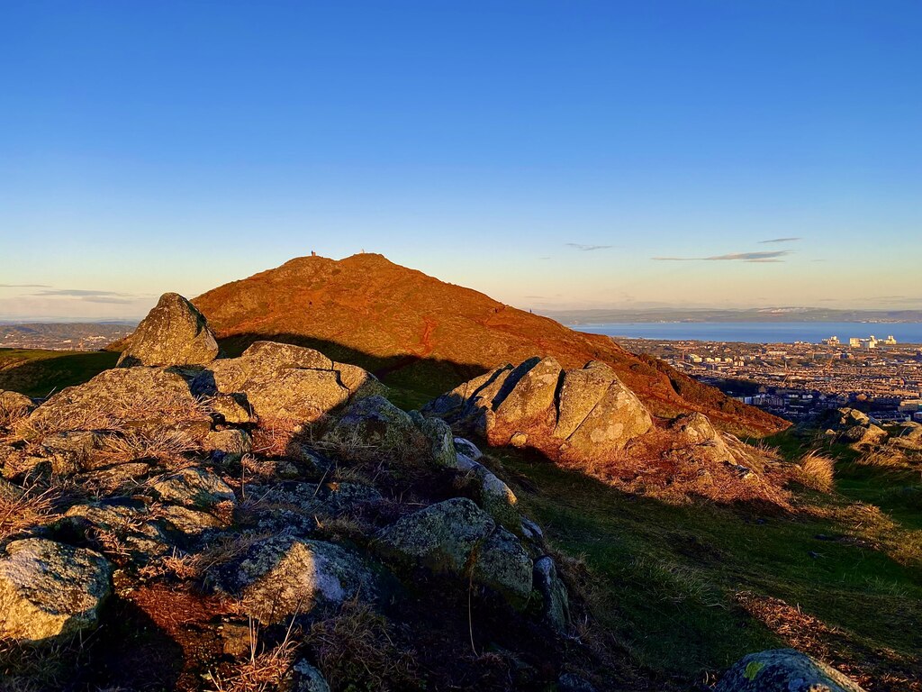 Arthur's Seat — at sunrise